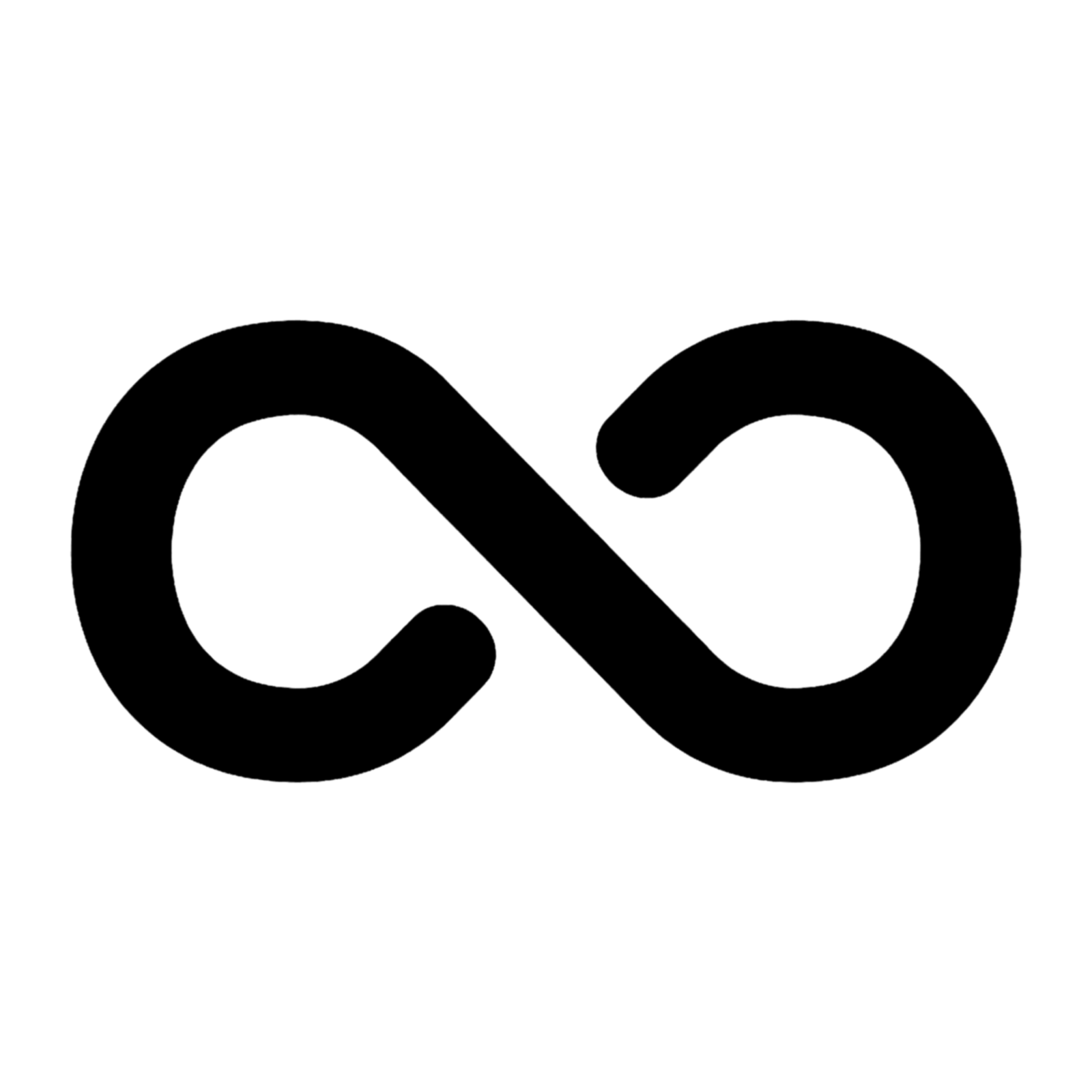 Infiniti logo in Black on a dark background