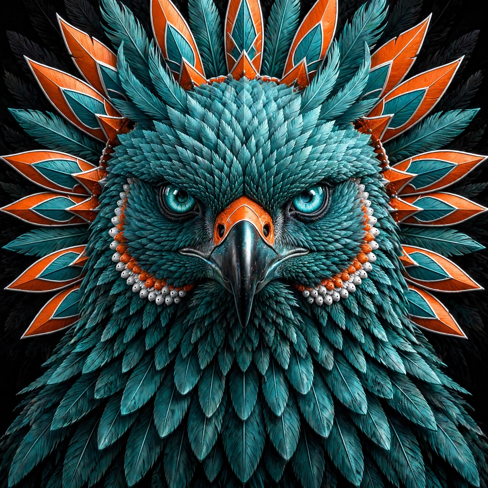 Raptor Prediction Markets crest in Teal / Orange