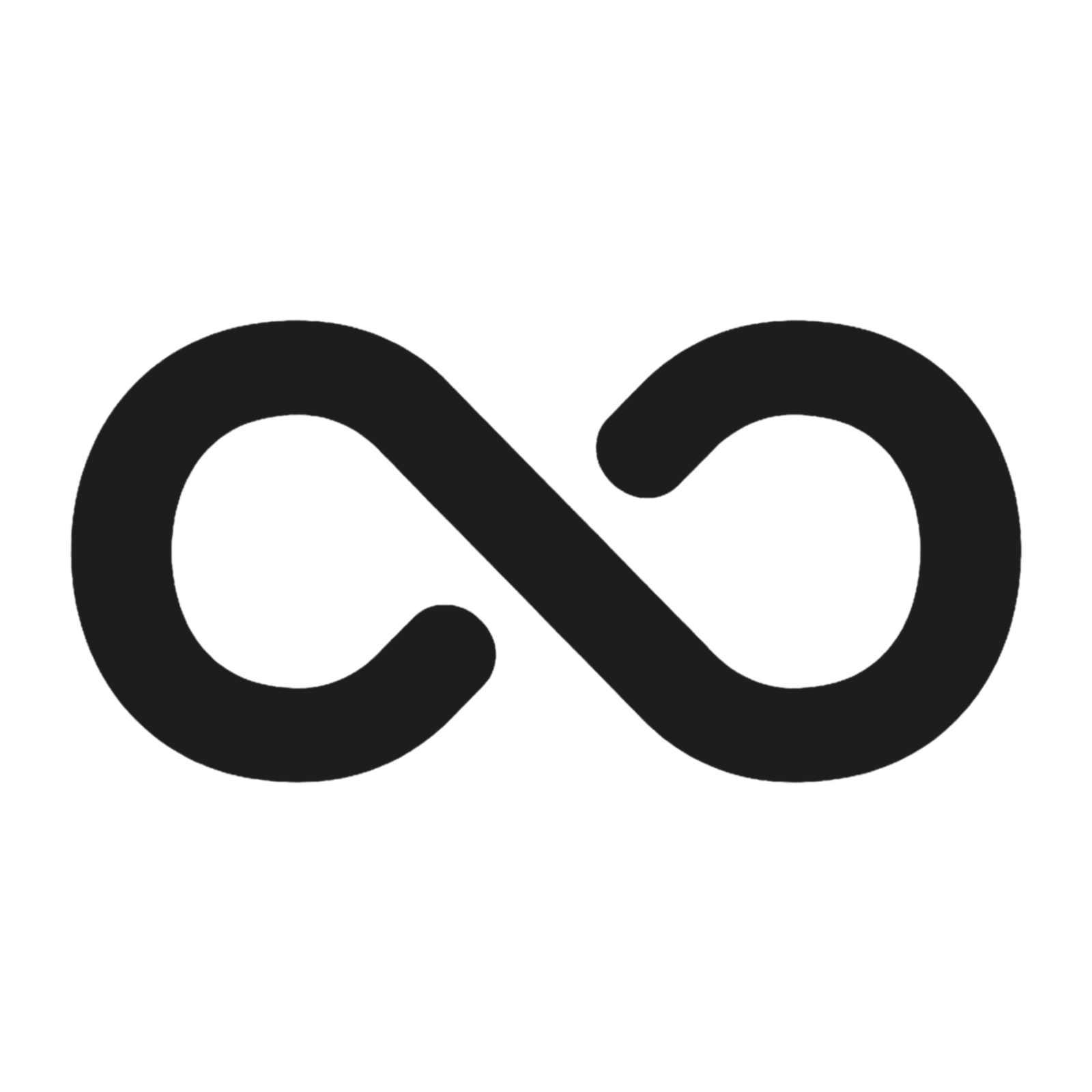 Infiniti logo in Graphite on a dark background