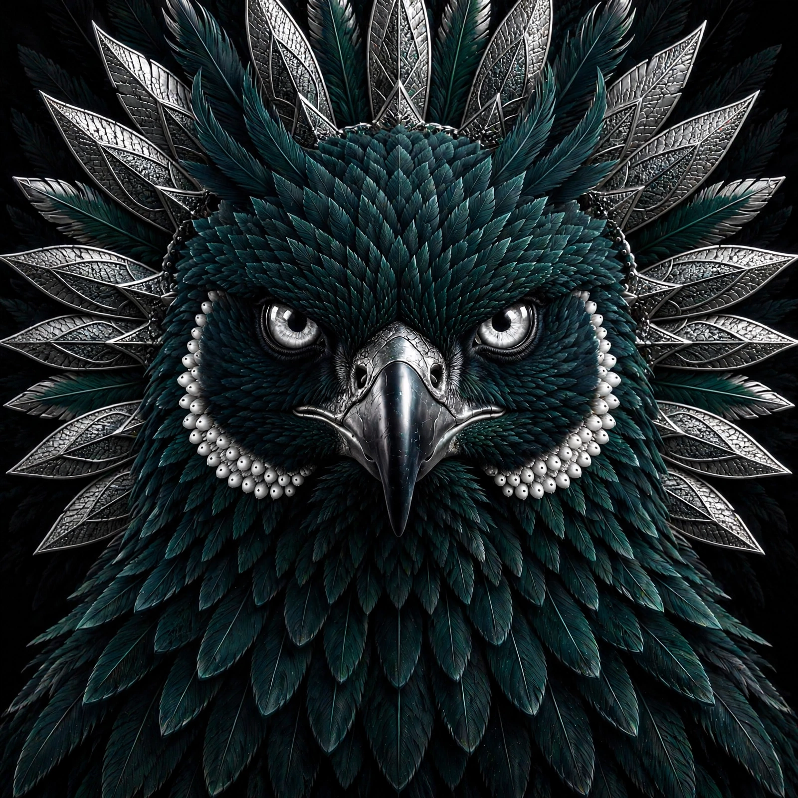 Raptor Prediction Markets crest in Pine / Silver