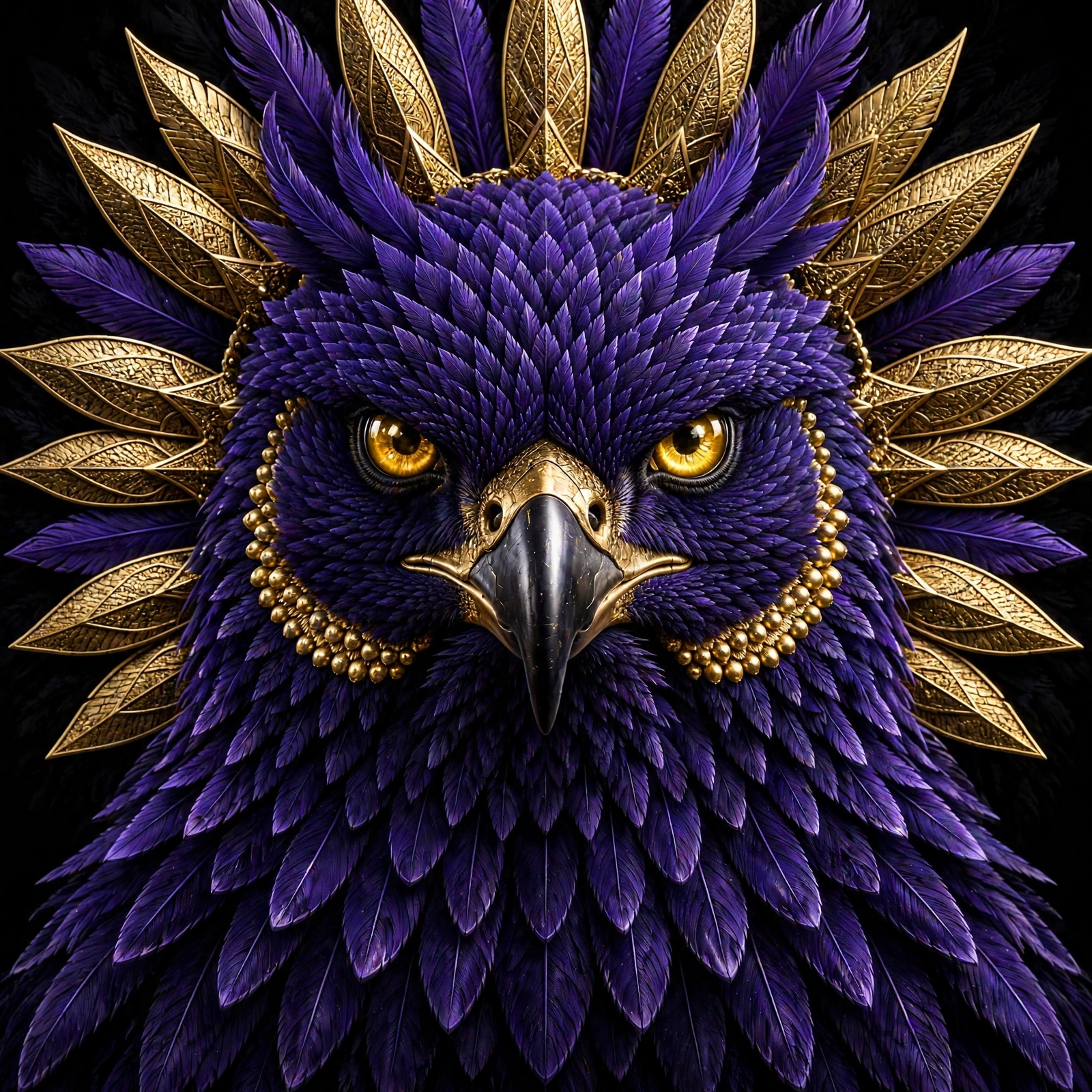 Raptor Prediction Markets crest in Violet / Gold