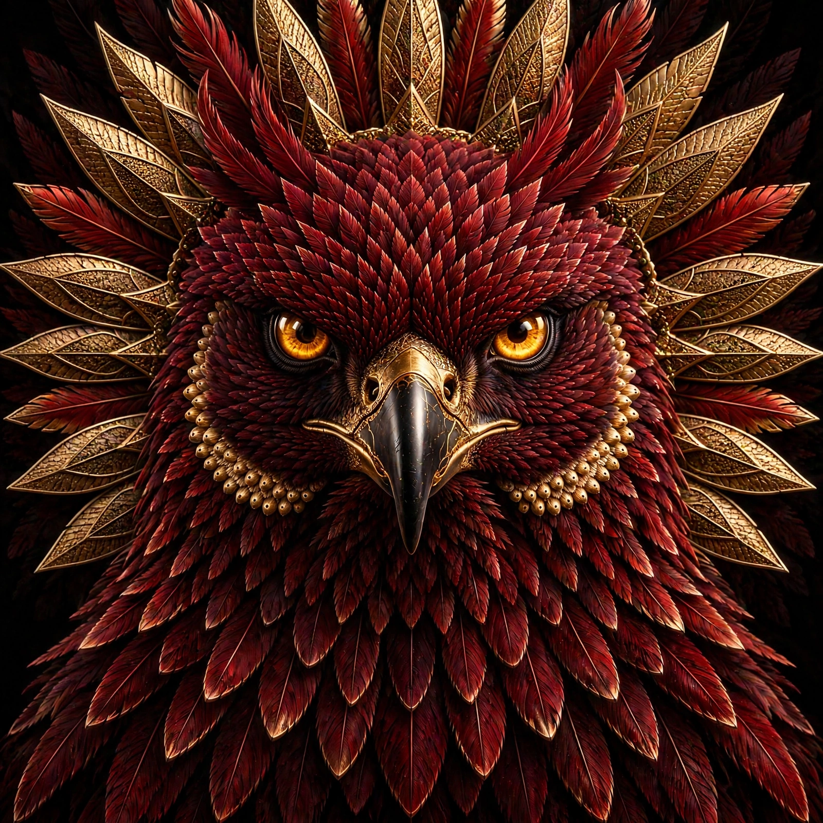 Raptor Prediction Markets crest in Oxblood / Gold