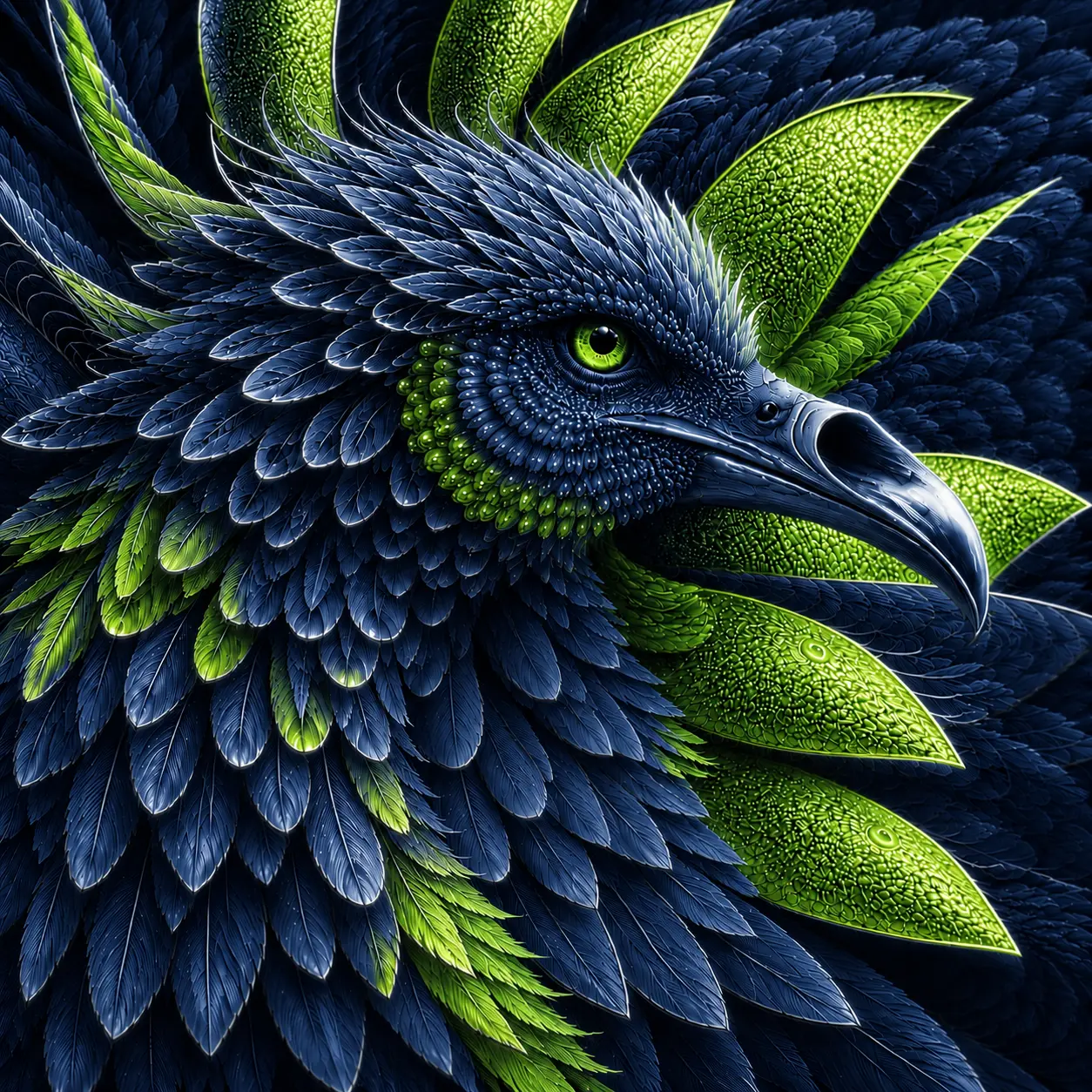Raptor Prediction Markets crest in Midnight / Lime