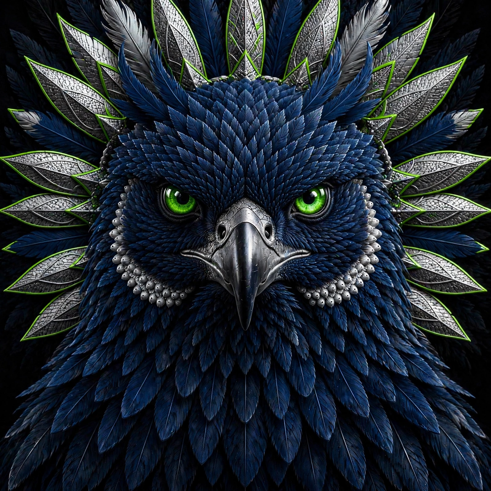 Raptor Prediction Markets crest in Navy / Lime